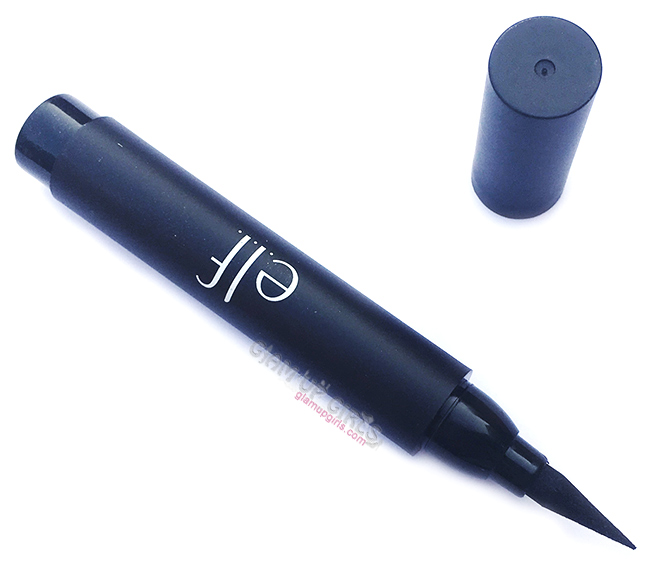 e.l.f. Intense Ink Eyeliner Blackest Black Review and Swatches 