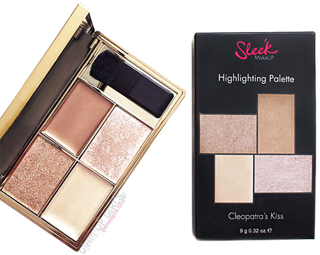 Sleek Makeup Highlighting Palette in Cleopatra's Kiss - Review and Swatches  