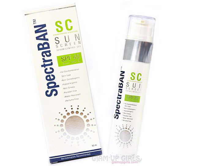 SpectraBAN SC Sun Screen SPF40 - For Oily and Combination Skin