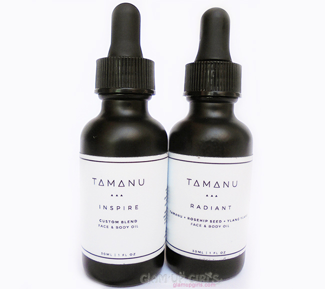 Radiant Blend and Inspire Blend from Tamanu Oil Lab