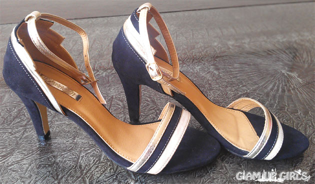 Black valvet Buonarita high heels