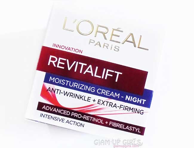 L'Oreal Revitalift Moisturizing Night Cream - Review 