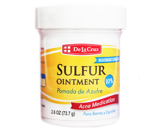 De La Cruz Sulfur Ointment 10% - Best Acne Medication - Review