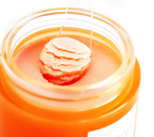 Glow Recipe Papaya Sorbet Enzyme Cleansing Balm Texture