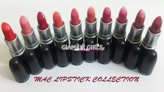 MAC Lipstick Collection Swatches