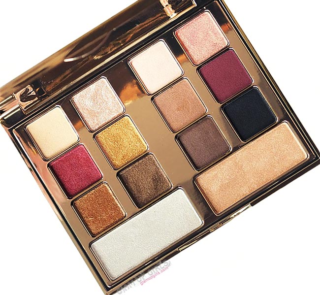 Milani Gilded Desires Eye and Face Palette - Review and Swatches 