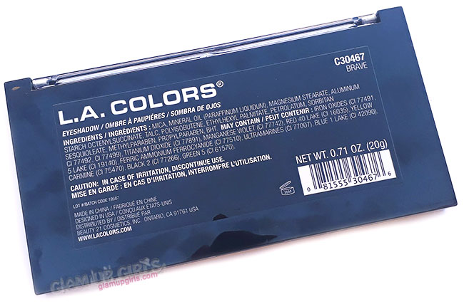 L.A. Colors Sweet! 16 Color Eyeshadow Palette in Brave Ingredients