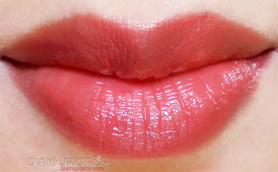 Revlon Super Lustrous Lipstick in Rich Girl Red Lip Swatch