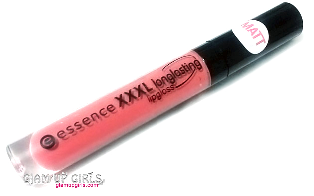 Essence XXXL Long Lasting Matt Effect Lip Gloss - Review and swatches 