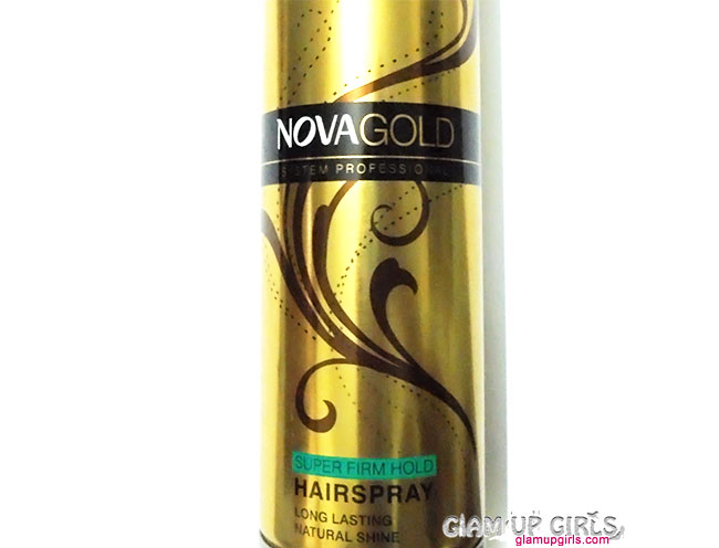 Nova Gold Super Firm Hold Hair Spray - Review