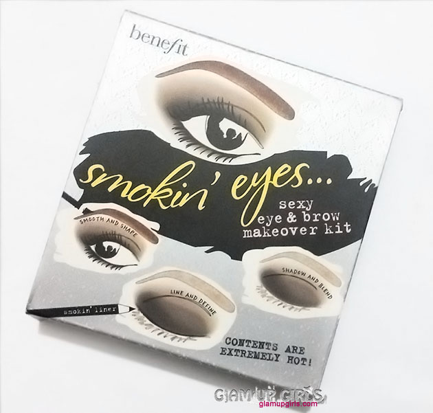Benefit Smokin Eyes Eyeshadow kit EOTD - Review and Swatches
