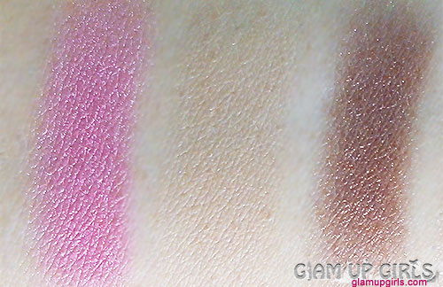 Sleek Makeup Mineral Earth shimmery and Cappuccino matte eyeshadow and Mirrored Pink blusher