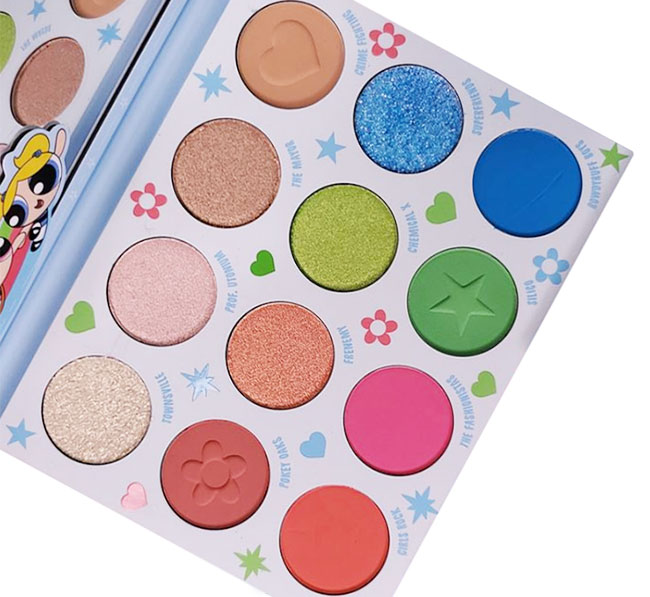 ColourPop The Powerpuff Girls Eyeshadow Palette - Review and Swatches 