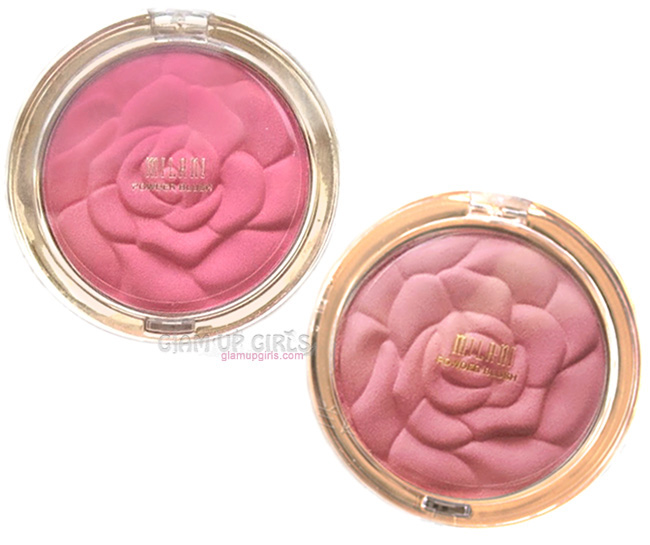 Milani Rose Powder Blush in Romantic Rose and Tea rose