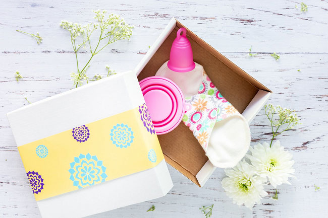 The menstrual cups are a great alternative to tampons