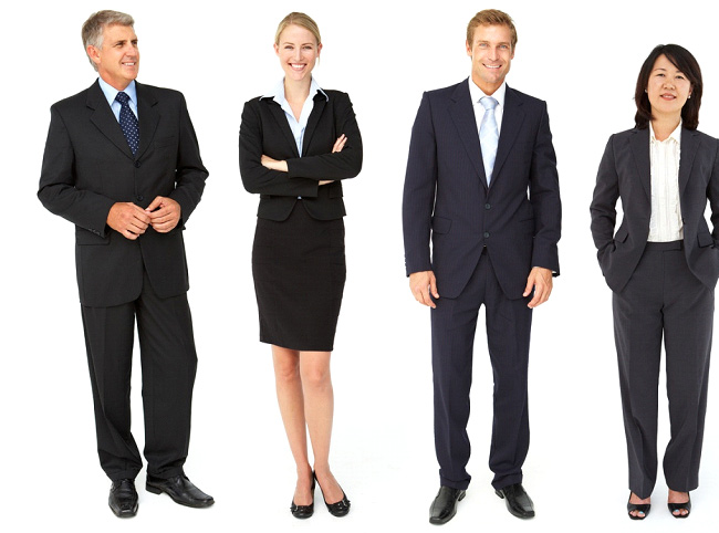 western business attire men