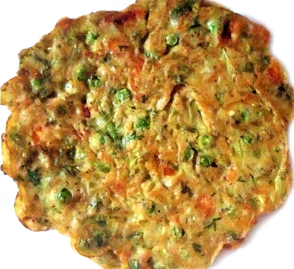 Egg & Veggie Pan Cake AKA Veggie Omelet (Keto) Recipe