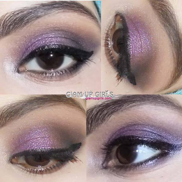 Purple Smokey Eye Look 
