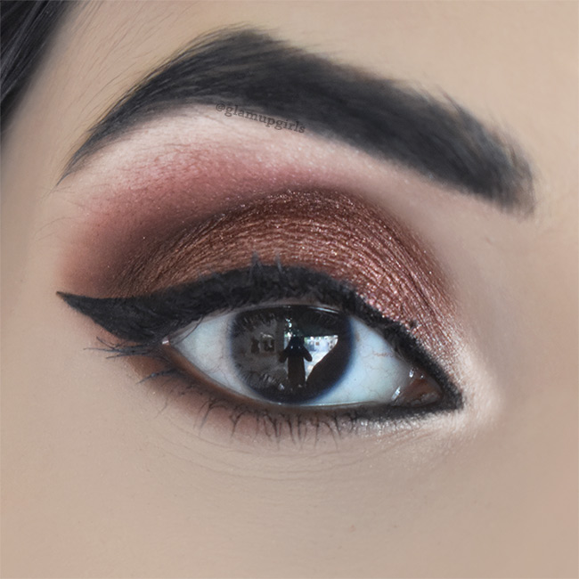 SwaCopper Russet Eye Look for Fall with Sigma Beauty Warm Neutrals Volume 2 Eyeshadow Palette