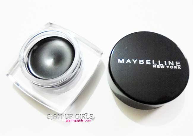 Maybelline Eye Studio Lasting Drama Gel Eyeliner in Black - Review and Swatches