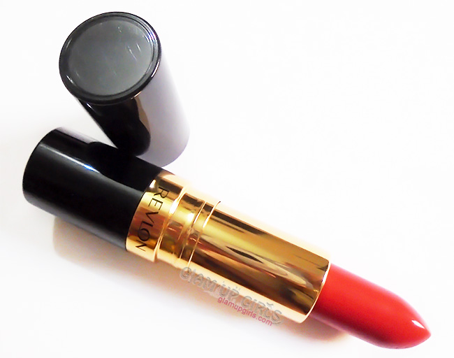 Revlon Super Lustrous Lipstick in Rich Girl Red - Review and Swatches