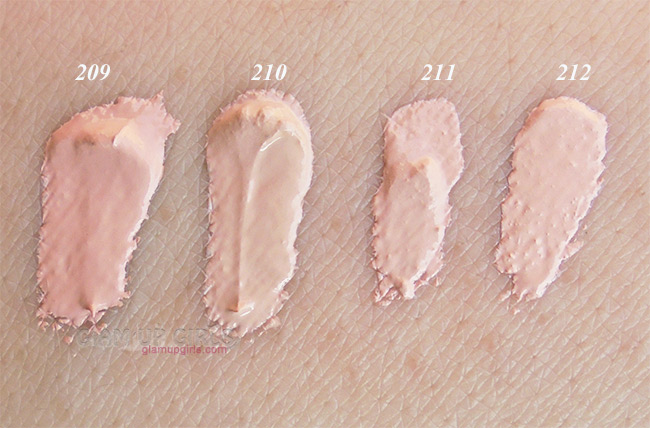 Dermacol Make-up Cover Foundation Swatches