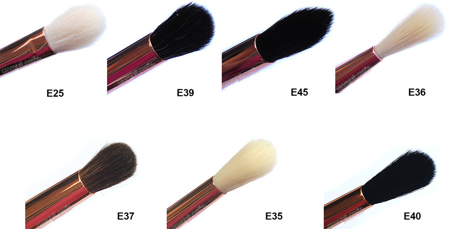 Sigma Beauty Ultimate Copper Eye Shadow Blending Brushes including E25, E39, E45, E36, E37, E35 and E40