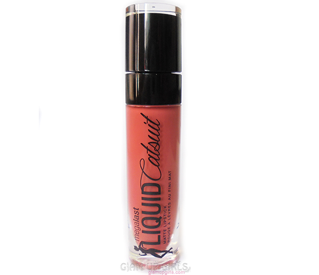 Wet n Wild MegaLast Liquid Catsuit Matte Lipstick in Coral Corruption - Review and Swatches 