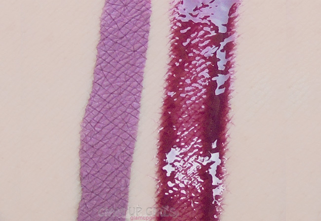 ColourPop Ultra Matte Lip Cheap Thrills and Ultra Glossy Lip Sookie Swatches
