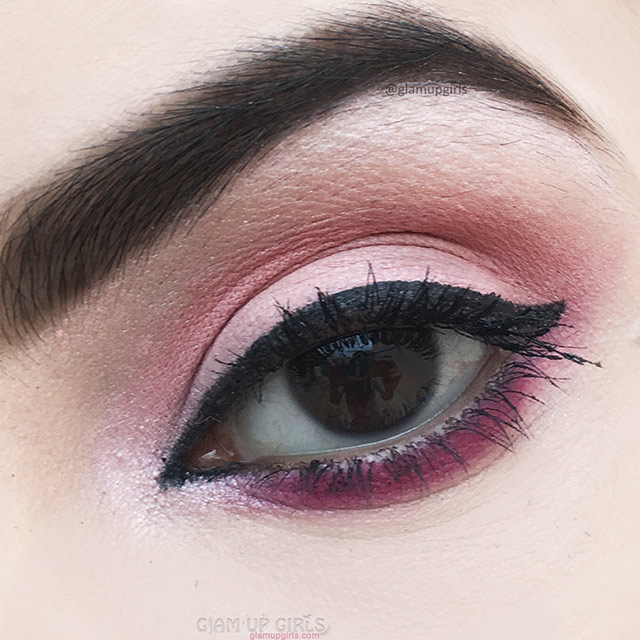 Soft pink eye makeup with ColourPop Pressed Powder Shadow Palette