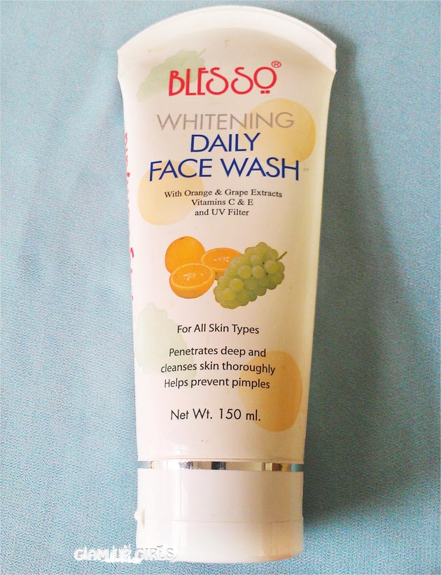 Blesso Face wash with Orange and Grape Extracts with Vitamin C & E and UV filter