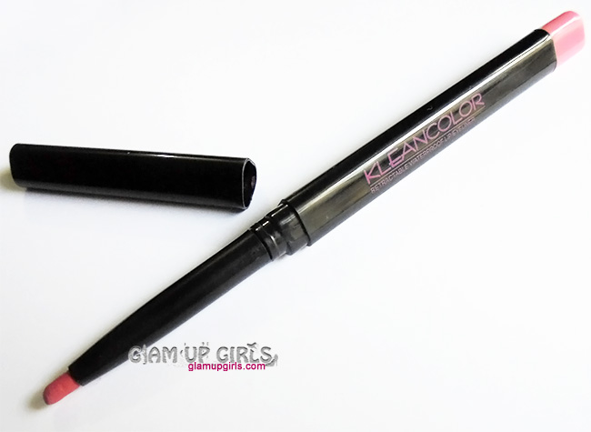 KleanColor Retractable Waterproof Lip and Eyeliner in Rose - Review and Swatches 