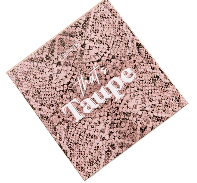 ColourPop That's Taupe Eyeshadow Palette Packaging