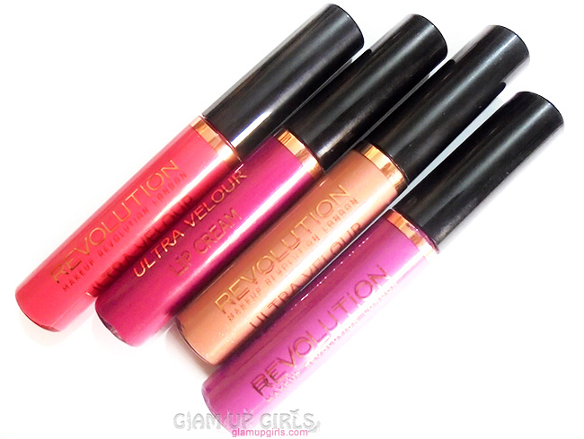 Makeup Revolution Ultra Velour Lip Cream - Review and Swatches