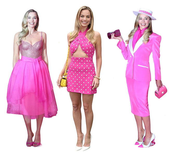 6 Favorite Margot Robbie Iconic Barbie Inspired Looks