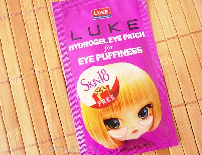 Luke Hydrogel Eye Patch for Eye Puffiness (Purple) from Skin18