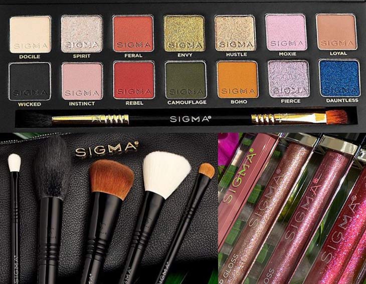 Sigma Beauty Untamed Collection Formulated with Cleanest Ingredients - Swatches 