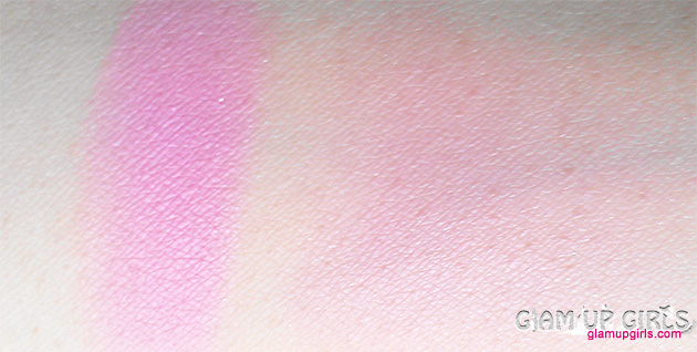 Beauty UK Powder Blush and brush in Isla rose - Review and Swatches