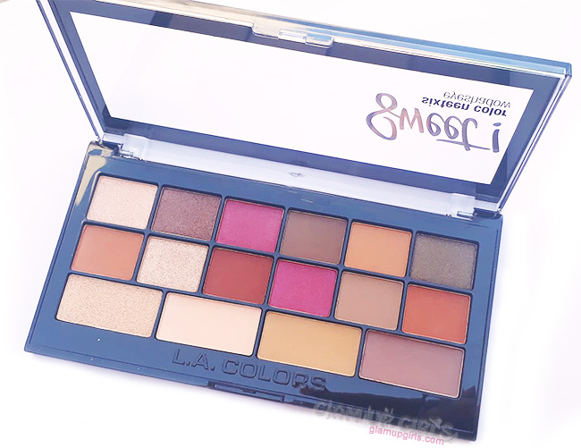 L.A. Colors Sweet! 16 Color Eyeshadow Palette in Brave