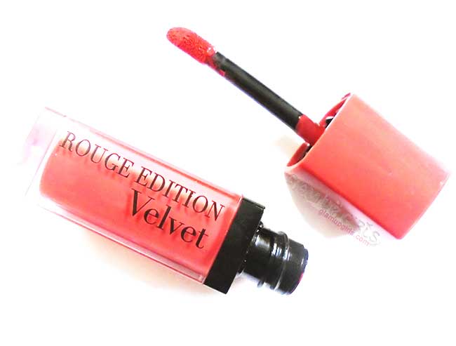 Bourjois Rouge Edition Velvet Peach Club - Review and Swatches 