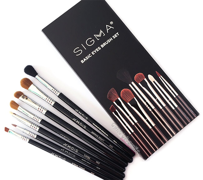 Sigma Basic Eyes Brush Kit - Review 