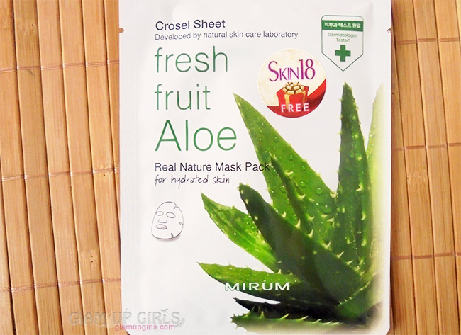 Mirum Fresh Fruit Aloe Real Natural Mask Pack from Skin18