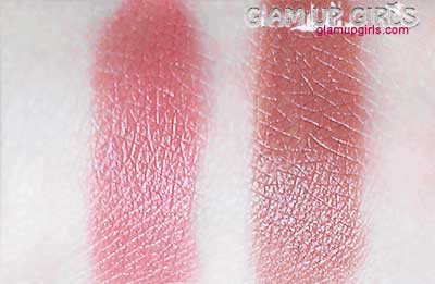 Milani Color Statement Lipstick in Naturaly Chic and Teddy Bare - Review and Swatches