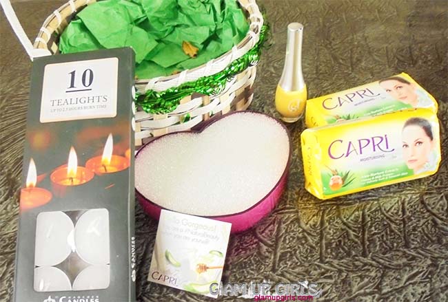 Capri Aloe Nurture Extract Soap - Review and Gift Basket Detail