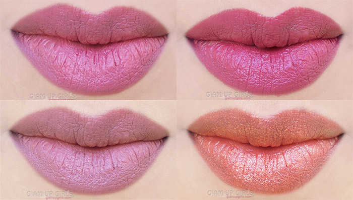 Medora Lipstick in Hot Pink, Raspberry, Viva Glam, Glitter 